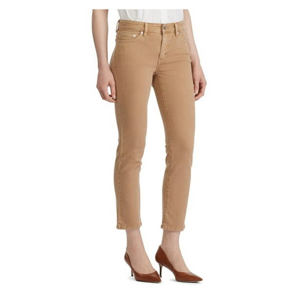 Ralph Lauren - RALPH LAUREN Womens Beige Skinny Jeans Size 0 - Walmart ...