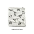 thumbnail image 3 of Horivan 3 Counts Easter Bunny Jacquard Bath Towel Extra Large Absorbent Soft Cotton Yarn Dyed for Bathing Face Washing Home Spa Bath Sheet, 3 of 6