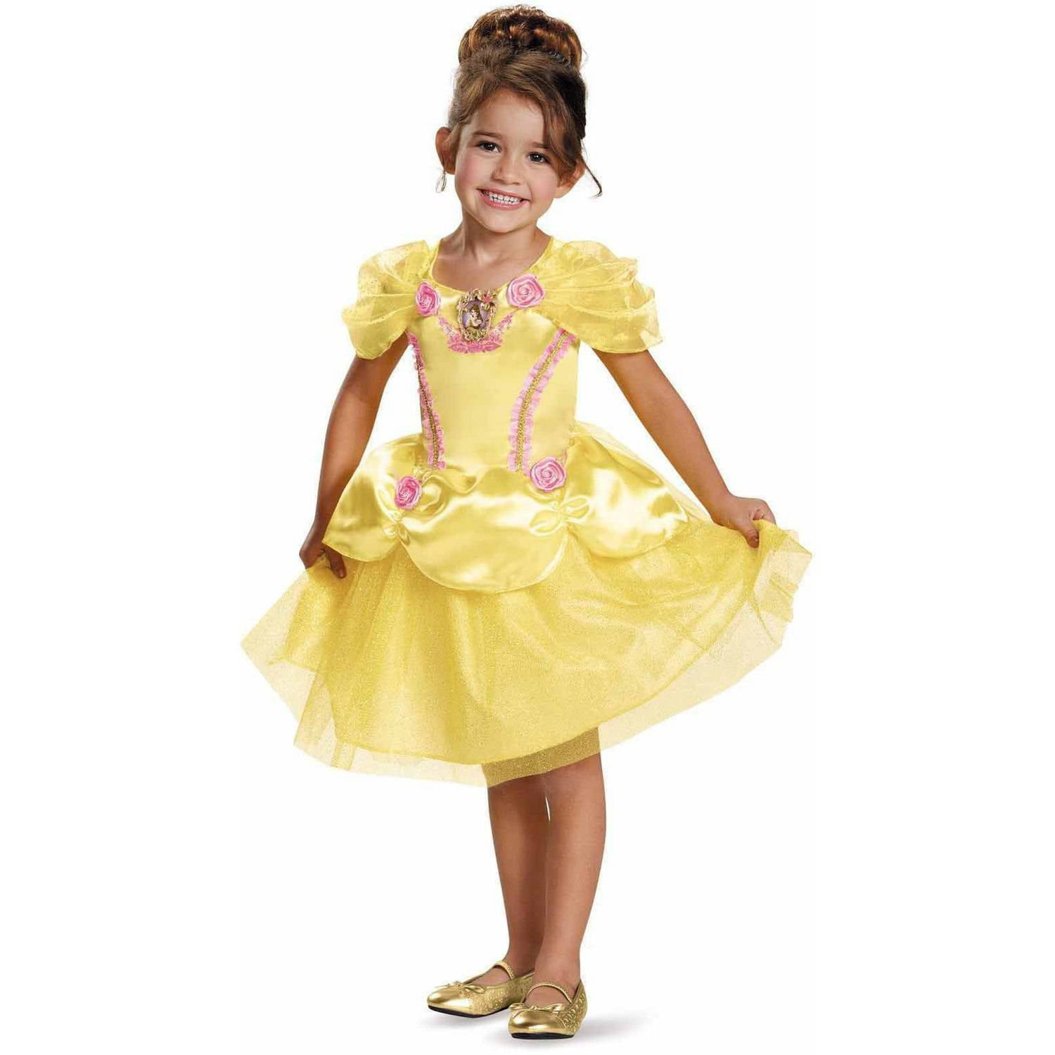 Disney Princess Belle Classic Toddler Halloween Costume - Walmart.com