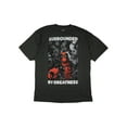 thumbnail image 4 of Marvel Men's Deadpool Surrounded By Greatness Crackle Design Adult Short Sleeve T-Shirt, 4 of 5
