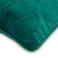 thumbnail image 2 of The HomeCentric Decorative Pillow Covers, Teal Blue Pack of 2, 16"x16" (40x40 cm) Cushion Cover, Velvet Geometric & Quilted Pillow Cover&nbsp;For Sofa, Solid Color Modern Style Easter - Diamond Teal, 2 of 3