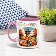 thumbnail image 5 of Thanksgiving German Shorthaired Pointer Pilgrim Grateful, Thankful, Blessed Fall Welcome 11oz Accent Two-tone Mug GSP Lover Dog Gift Coffee Tea Cup - 00021, 5 of 5