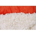 thumbnail image 3 of Faux Fur Throw Blanket Lambswool Blanket Throw - Orange, 3 of 4