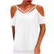 thumbnail image 1 of Camisas sexy de verano para mujer Blusa regular de manga corta con hombros descubiertos Fridja  ghk1922, 1 of 5