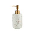 thumbnail image 1 of Dispensador de jabón de cerámica de lujo ligero for baño, gel de ducha, loción, botella de empuje, 1 of 6