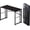 Black, variant on Lutown Teen Folding Computer Desk - 32 inch, Writing & Gaming, Small Space Office Desk, Black, No Assembly Required