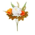 thumbnail image 2 of Fall Artificial Flowers,Artificial Indoor, Fall Decor Silk Flowers Bouquet for Home Wedding Thanksgiving Decoration Thanksgiving Floral Arrangement Fall Centerpiece Bouquet,K, 2 of 6
