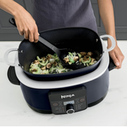 Ninja 14-in-1 PossibleCooker PRO 8.5-Qt Multi-Cooker with Steam & Roasting Rack, Blue, MC1001ABL