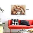 thumbnail image 5 of 16x24 inch Canvas Pictures 'Thanksgiving' Slogan Pumpkin,Coffee & Books,Rustic Yard Garden,Study Wall Hanging Decor Art Painting Poster,For Cafes,Book & Pumpkin Lovers Gifts,Book Room Decor, 5 of 6