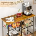 thumbnail image 6 of Kitchen Storage Cart with Adjustable Shelves and Lockable Wheels, 6 of 6