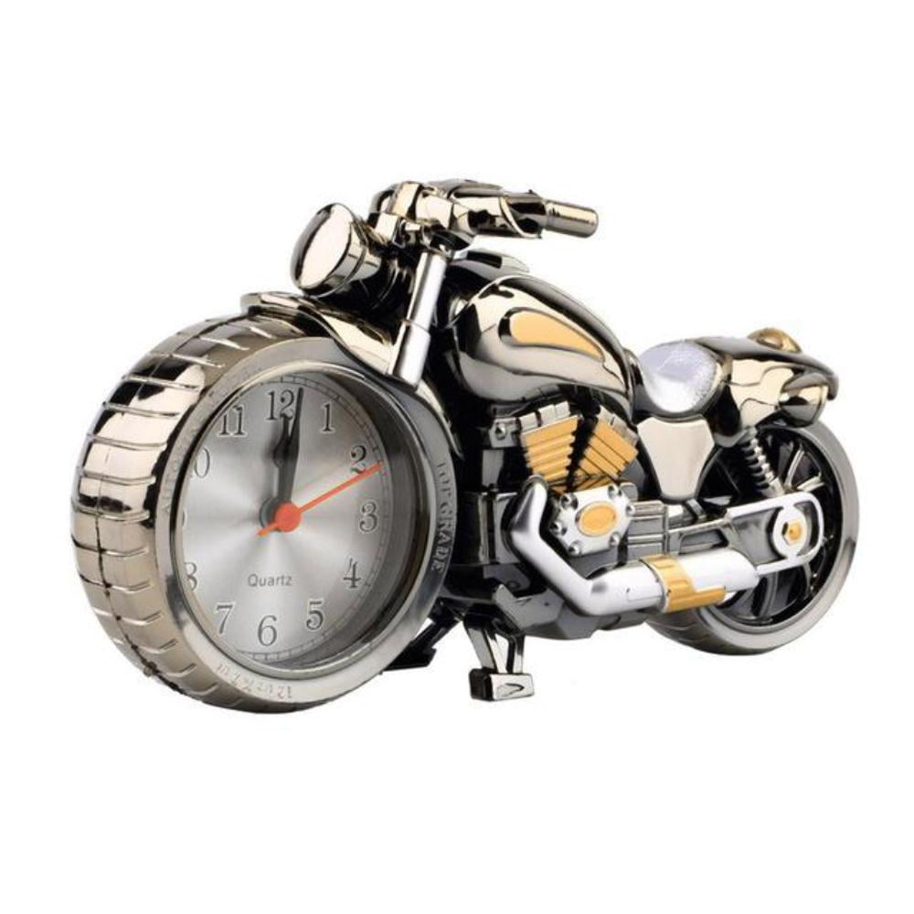 Super Cruiser Motorcycle Wall Clock W/ Sound Collectible FREE DESK CLOCK 