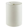 thumbnail image 2 of Aspen Creative 31290 Transitional Drum (Cylinder) Shape Spider Construction Lamp Shade in White, 8" wide (8" x 8" x 11"), 2 of 5