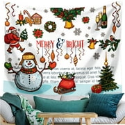 Christmas Tapestry Mandala Wall Hanging Hippie Home Decor