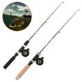 thumbnail image 2 of 1 Set Fishing Rod With Fishing Reel Ultra Short Portable Mini Winter Outdoor Ice, 2 of 11