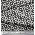thumbnail image 3 of Soimoi Moss Georgette Fabric Geometric Mandala Decor Fabric Printed Yard 42 Inch Wide, 3 of 3