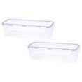 thumbnail image 2 of Caja de almacenamiento rectangular para alimentos de cocina, 2 unidades, sellada, a prueba de hojas, para fideos secos y pasta, 2 of 5