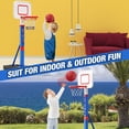 thumbnail image 5 of Toddler Basketball Hoop, 55" Height Adjustable Basketball Hoop for Kids 3-5, Kids Basketball Goal, Indoor Outdoor Sport Toys Christmas Birthday Gifts for Baby Boys Girls, 5 of 9
