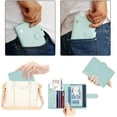 thumbnail image 7 of Passport Holder for Travel women/Men, Cute Passport Wallet Rfid Blocking Card Slots, Rfid Passport Cover/CaseTravel Wallet, Passport Book Holder-Pink Aqua green2, 7 of 7