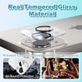 thumbnail image 4 of [3+3 Pack]Kicococ For iphone 15 Screen Protector with Camera Lens Protector,Case Friendly Privacy Tempered Glass Film for iPhone 15, 4 of 5