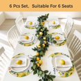 thumbnail image 5 of Summer Sunflowers Round 15 Inch Placemats Set of 4, Pastoral Garden Botanical Florals HeatResistant Non Slip Place Mats for Dining Table, Wipeable Braided Kitchen Table Mats for Housewarming, 5 of 9