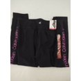 thumbnail image 4 of Calvin Klein Women's Logo Graphic Hi Rise Stretch Jersey Capri Leggings (Black/Pink Logo, S), 4 of 4
