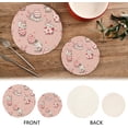 thumbnail image 4 of SKYSONIC 2Pcs Funny Bunny Cat Pot Holders Trivets, Easter Cartoon Cotton Thread Weave Trivet Heat Resistant Mats Pot Teapot Protection Table Decorative, 4 of 7