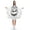 White-2, variant on White Ghost Poncho with Hood Adult Spooky Halloween Costume for Womens
