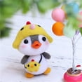 thumbnail image 4 of Cute Penguin Pattern Handmade DIY Poke Wool Felts Material Production Package, 4 of 6