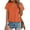 Orange, variant on T Shirts for Women Breathable Shirts Fashion Casual Tops Orange L