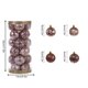 thumbnail image 3 of Adornos navideños Fiudx 24 bolas irrompibles decorativos, 3 of 6
