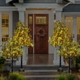 thumbnail image 2 of Lightshare 4FT Lighted Oak Tree 48 LED Warm White Artificial Greenery with Lights for Wedding Holiday Home Party Decoration Indoor Outdoor, 2 of 5