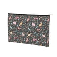 thumbnail image 2 of Fotbe Cute Rabbit And Flower Reusable Cosmetic Bag Makeup Bag for Women Large Travel Cosmetic Pouch Girls' Make Up Organizer, 2 of 8