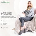 thumbnail image 5 of Flexus Alexon Open Back Clog for Women – Faux Suede Slip-On with Faux Fur Lining and Removable Insole – Indoor/Outdoor Comfort, 5 of 9