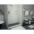 thumbnail image 2 of Tile Redi Rt3648l-Pvc Redi Trench 48" X 36" Rectangular Shower Base - Chrome, 2 of 7