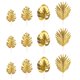 thumbnail image 1 of Decoración de hojas falsas Linaichen, 20 piezas, decoración de plantas artificiales, adorno de plantas, hojas doradas simuladas, 1 of 8