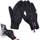 thumbnail image 4 of Guantes de invierno Pantalla táctil Guantes cálidos Clima frío A prueba de viento Ciclismo Conducir Montar en bicicleta Telededos Guantes térmicos Gel de silicona antideslizante Mitones de dedo comple, 4 of 5
