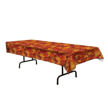 UPC 034689900184 product image for Beistle 90018 Fall Leaf Tablecover Pack of 12 | upcitemdb.com