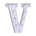 thumbnail image 3 of Alphabet LED Letter Lights Light Up White Plastic Letters Standing Hanging V, 3 of 5