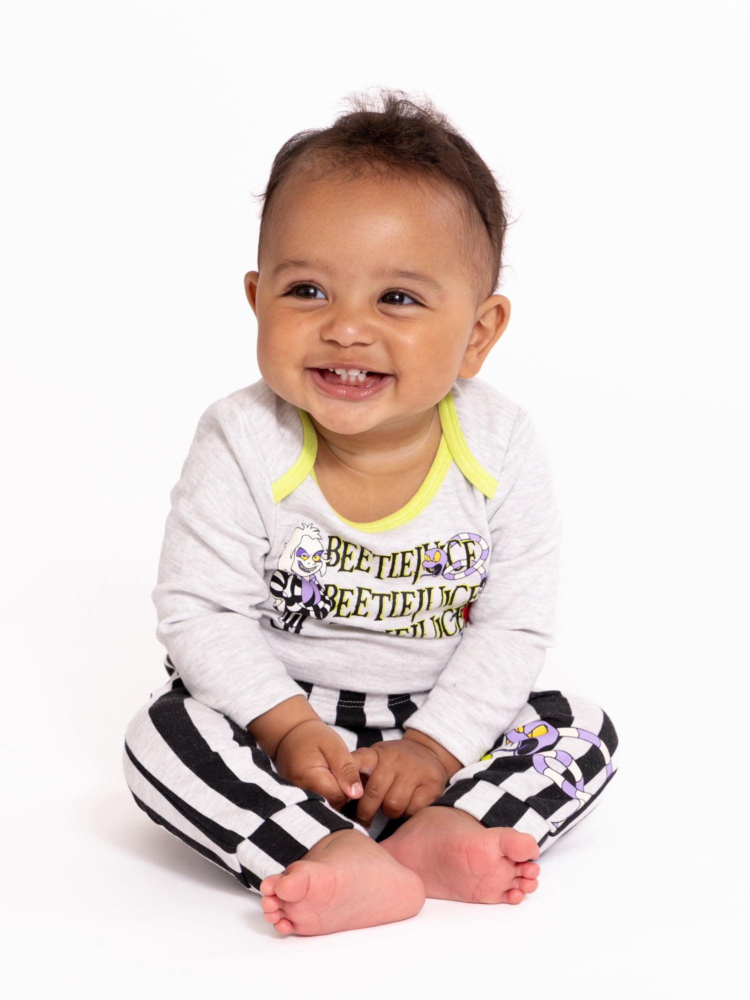 Baby Character Halloween Long-Sleeve Bodysuit, Pants, and Bib Outfit Set, 3-Piece, Sizes Newborn-12 Months
