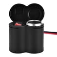 thumbnail image 4 of 12-24V Motorcycle Waterproof Cigarette Lighter Socket USB Charger for Phone, 4 of 8