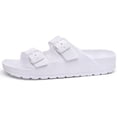 thumbnail image 4 of Women's Comfortable EVA Sandals with Arch Support, Adjustable Buckle Sunmmer Beach Slide Sandal, 4 of 6