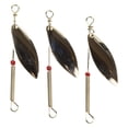 thumbnail image 2 of Lucky Strike Baitworks #2 Feuille de saule dorée Leurres à une seule lame - Pack de 3 - Cuillère tournante de pêche, 2 of 5