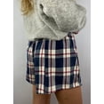 thumbnail image 7 of FEORJGP Women's Summer Casual Shorts Ladies Vintage Plaid Shorts Elastic Band Wide Leg Shorts Loungewear Beach Streetwear Shorts Loose Comfy Shorts Bottom, 7 of 7