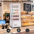 thumbnail image 6 of Accreate Commercial Display Refrigerator, 3.46 Cu.Ft. Glass Door, Upright Beverage Merchandiser, White, 6 of 7