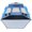 Blue, variant on FASCK 3-4 Person Easy Pop Up Beach Tent, UPF 50+ Portable Sun Shelter w/ 3 Ventilation Windows, Zippered Front Porch, 4 Storage Pockets & Carrying Bag, Instant Beach Sun Shade with 8.5mm Rod