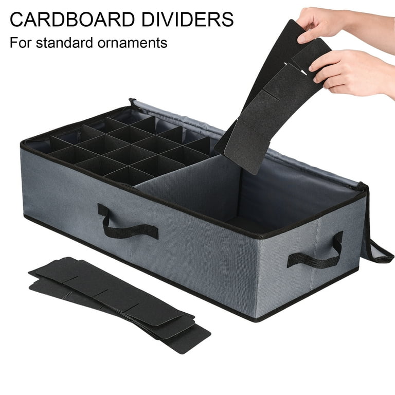 Christmas Storage Box Zippered Closure Stores up to 64 72 of 4