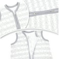 thumbnail image 5 of Baby Baby Wearable Blanket, Cotton Sleep Sacks for 3-6 Months, 2 Pack Unisex Sleeping Bag Sack, Medium Size, 2-Way Zipper, 0.5 Tog Breathable Cotton | Grey, 5 of 5