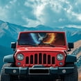 thumbnail image 3 of Yuyamidu Fire Eagle Windshield Sunshade Heat Shield Car Sun Visor for Jeep Wrangler Rubicon Sahara TJ JK JKU 2/4 Doors, 3 of 7