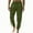 Green, variant on Riforla with Drawstrings Pants Solid Men's Ankle Pants Banded Men's Pants Khaki XL