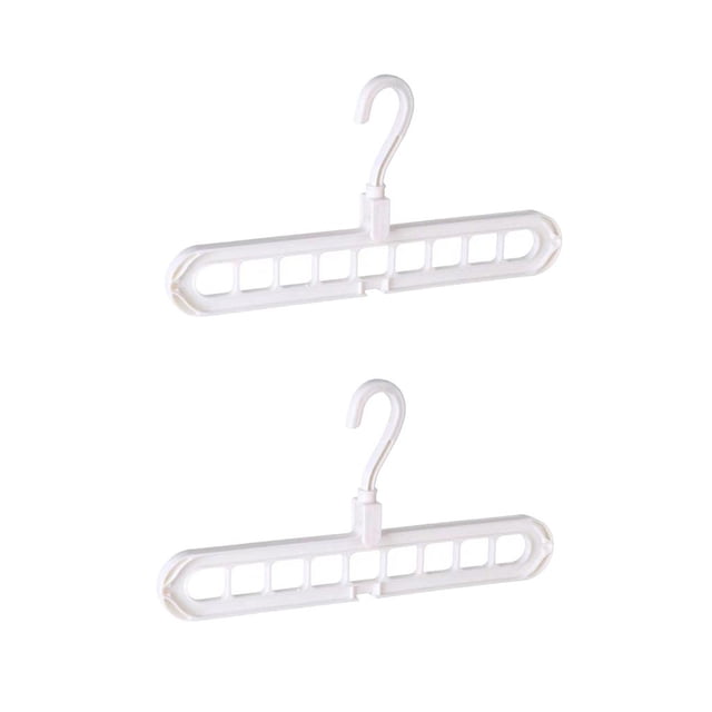 Perch plástico perfecl 2 piezas hombro ancho perchas antideslizantes